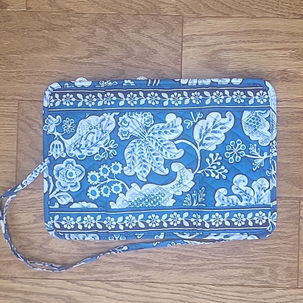 NWOT Vera Bradley Blue Lagoon jewelry roll - Picture 6 of 6